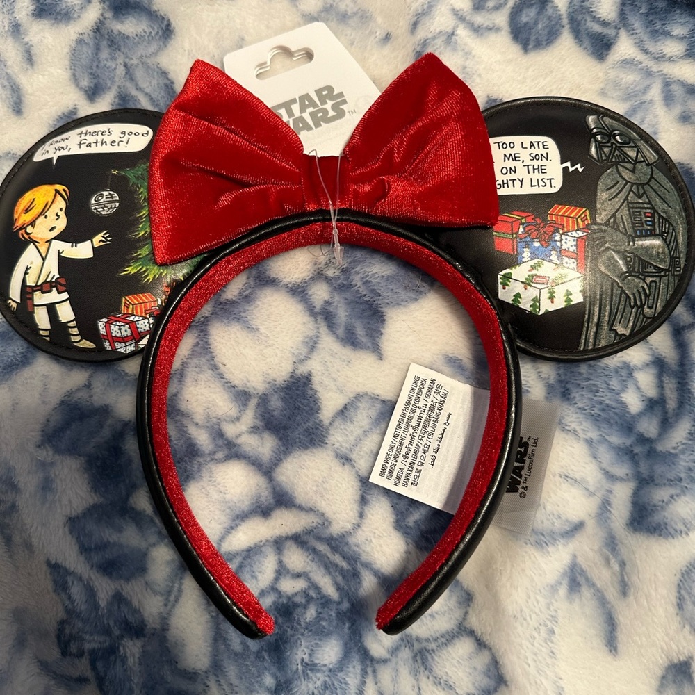 Brand New Star Wars Disney Christmas Ears Headbad